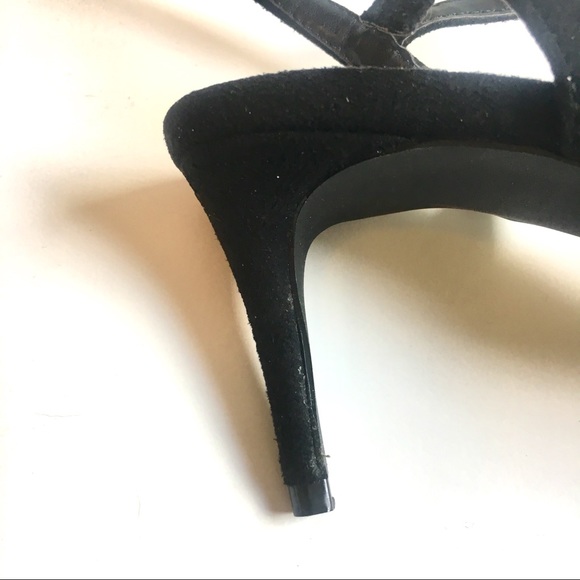 NWT - Buffalo Check Ankle Strap Flannel Heels - Picture 7 of 8